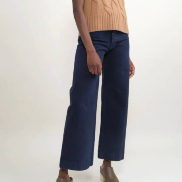 Jesse Kamm Sailor Pant in Navy - Picture 1 of 5